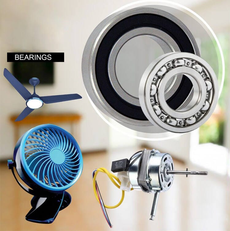 Fans with Powder Metallurgy Oil-impregnated Bearing