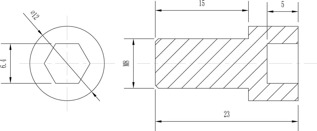 Ceramic Injection Molding Part Drawing