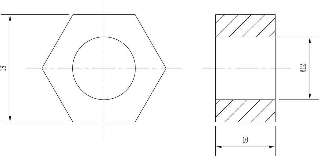 Ceramic Injection Part Drawing
