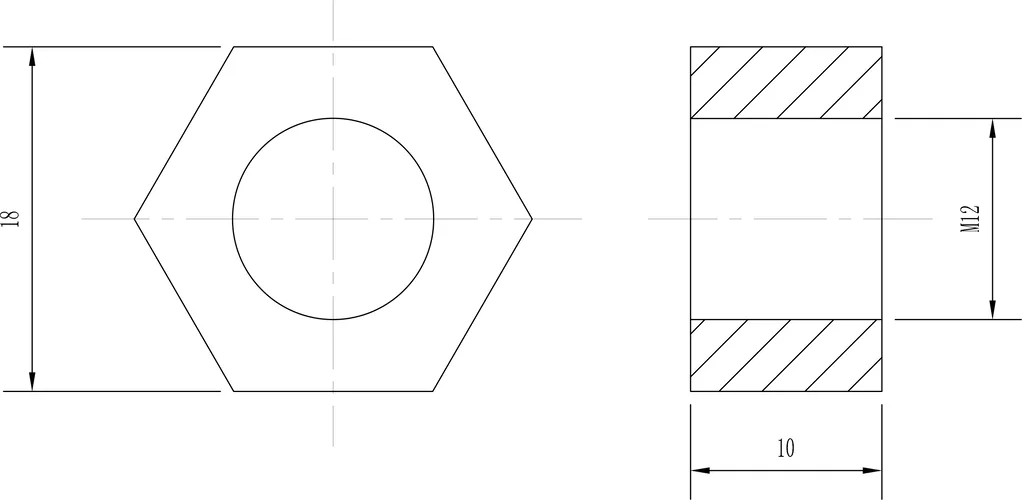 Disegno di parti iniettate in ceramica