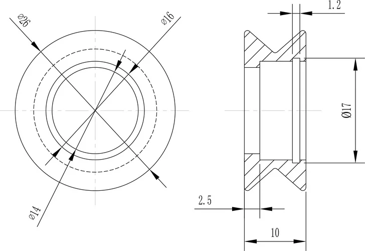 Desenho de peças cerâmicas sinterizadas