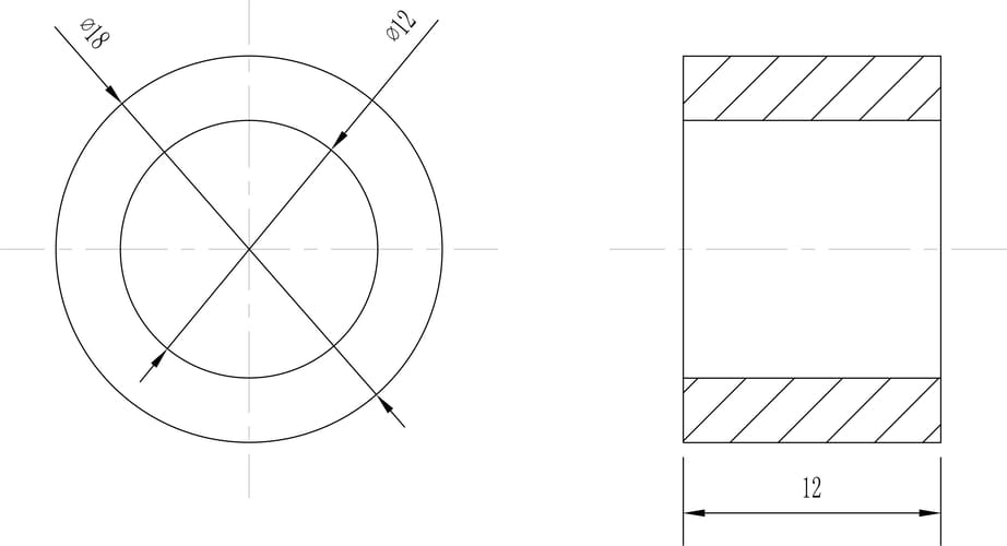 Sintered Silicon Carbide Part Drawing