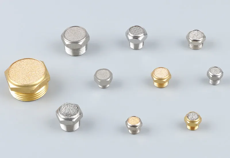 Respiradouros de ar sinterizados padrão