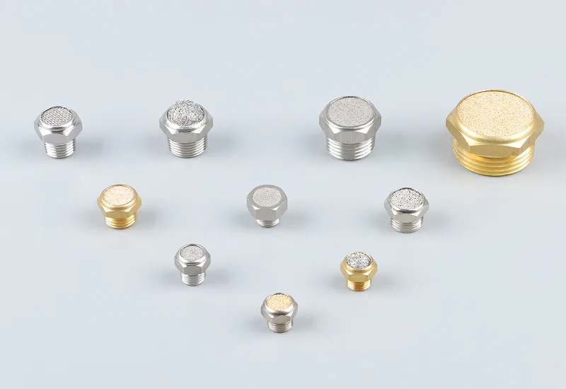 Várias saídas de ar sinterizadas