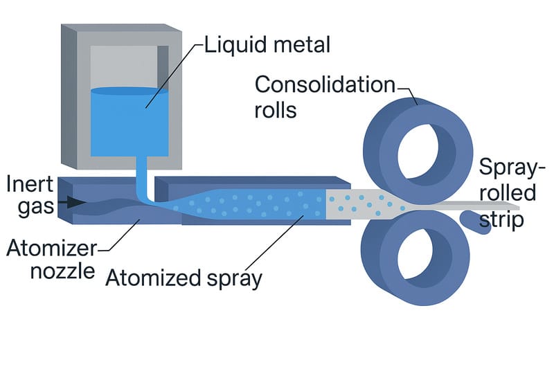 Spray Rolling Application in Aluminum Strip