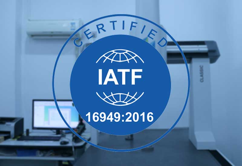 IATF 16949 Certified Background