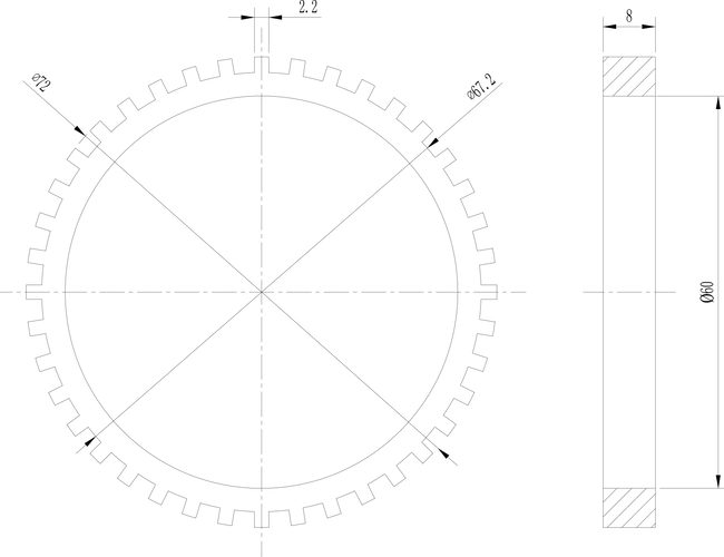 ABS Tone Ring Drawing